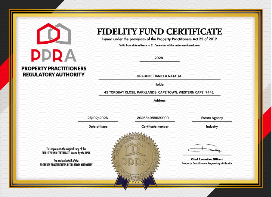 PPRA Certificate 1